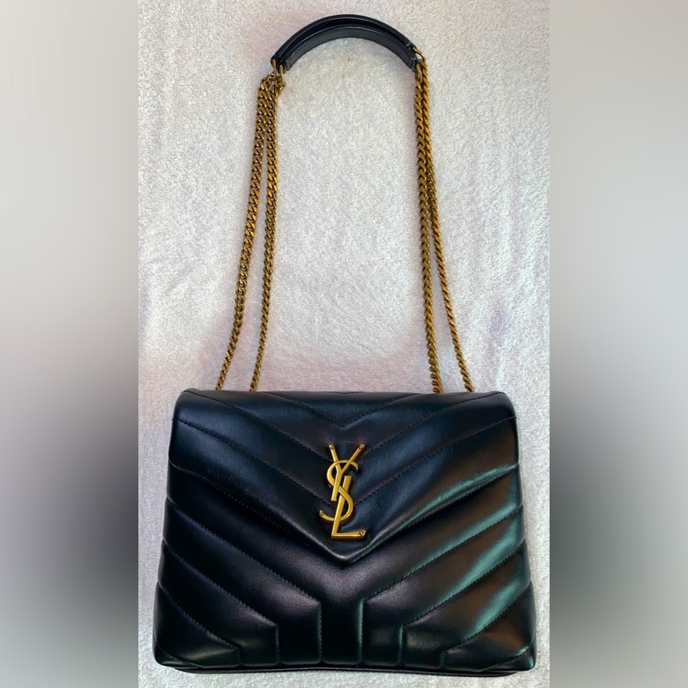 Yves Saint Laurent Loulou Small Chain Bag in Quilted “Y” Leather